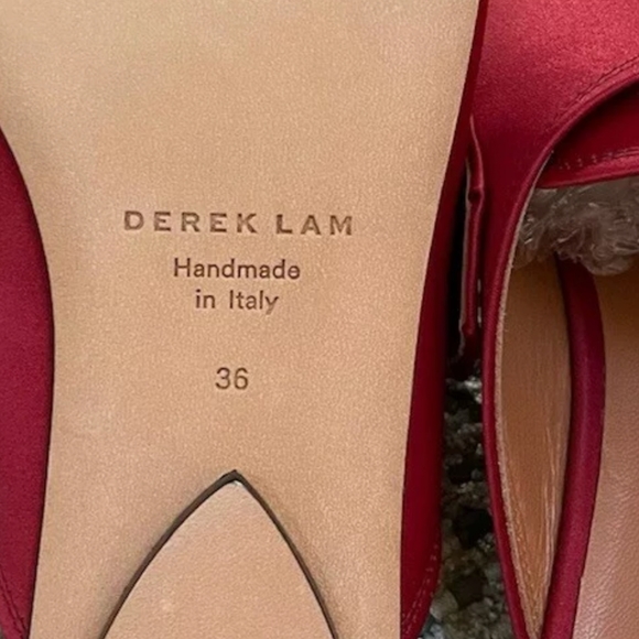 Derek Lam Noa New York Red Fabric Sandals EU 36 - Picture 8 of 10